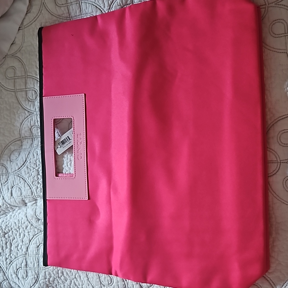 Pink clinique tote bag